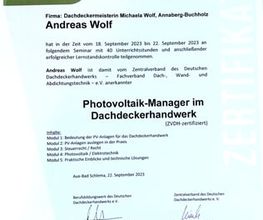 Michaela Wolf Dachdeckermeisterin Bild 2