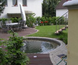 Holzdeck fertig
