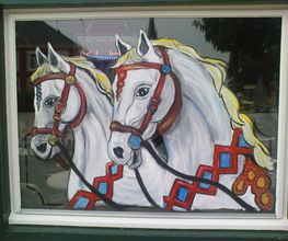 raamschildering kermis