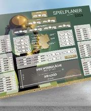 EM Wandplaner 2024 mit Logo - Champion Edition