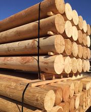 Mélèze Bois Rond Scierie image 1