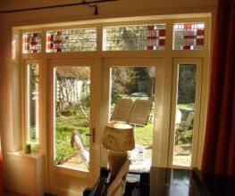 Glas in lood in ruiten