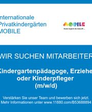 Kindergartenpädagoge, Erzieher oder Kinderpfleger (m/w/d)