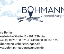 Bohmann Übersetzungen Berlin