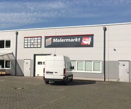 Standortbild MEGA eG Wesel, Unternehmensbereich MEG Rhein-Ruhr, Großhandel für Maler, Bodenleger und Stuckateure