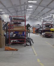 Wide Shot of Body Repair Area
