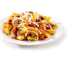 MUNDFEIN vegane Pasta Vaike mit pflanzlichem Hackfleiisch von Redefine Meat