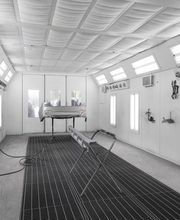 Exterior of Spray Paint Booth