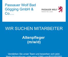 Altenpfleger (m/w/d)