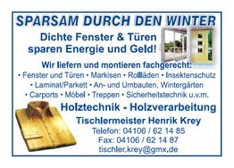 Holztechnik/Holzverarbeitung Tischlermeister Henrik Krey