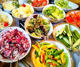 Salatbar im Barberino Restaurant