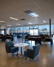 Wide shot of interior/lobby