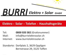BURRI Elektro + Solar GmbH Bild 1