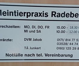 Kleintierpraxis Radeberg Bild 2