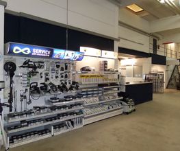 Standortbild Innenraum Lager MEGA eG Deggendorf, Großhandel für Maler, Bodenleger und Stuckateure