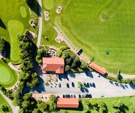 Panorama Nadir nach unten vom Golfplatz