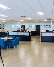 Wide shot of interior/lobby