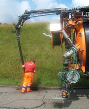 Absaugen Schächte und Dolen