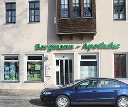 Aussenansicht der Bergmann-Apotheke