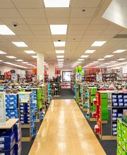 Wide Shot of Interior of Store