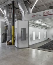 Exterior of Spray Paint Booth