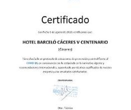 Barceló Cáceres V Centenario imagen 1