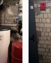 Ölheizungsanlage demontiert und Wärmepumpen-Hybridanlage montiert (Mehrfamilienhaus)