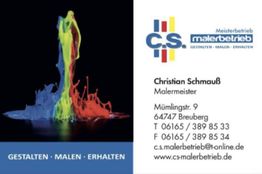 C.S.Malerbetrieb Malermeister Christian Schmauß logo