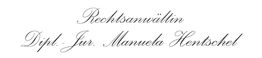 Rechtsanwältin Dipl.-Jur. Manuela Hentschel