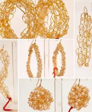 Boucles d'oreilles Collection Crochet.
Techniques : Crochet de plaqué or.
Créations & pièces uniques par Salomé Osorio.