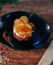Kleine Speise aus der Alten Liebe, dem Hafencity Restaurant im Kaispeicher