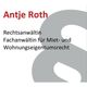 Roth Antje Rechtsanwältin und Fachanwältin für Miet- und Wohnungseigentumsrecht