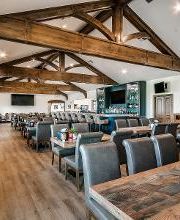 Enjoy a meal at the restaurant in the clubhouse