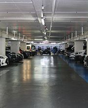 Intérieur du parking St Sulpice à Paris