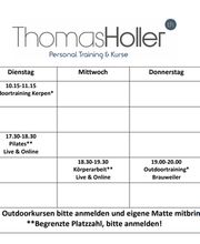 Kursplan ab dem 10.08