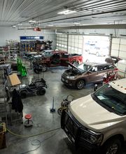 Wide Shot of Body Repair Area