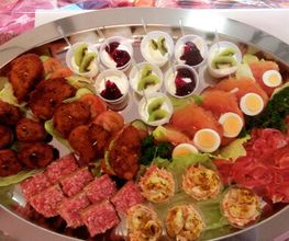 Snacks und Speisen