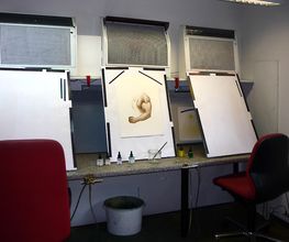 Arbeitsplätze füe Airbrushkurse