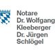 Notare Dr. Kleeberger und Dr. Schlögel
