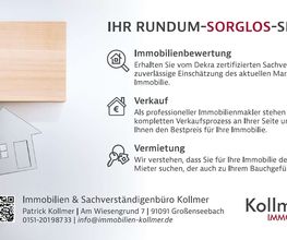 Rundum-Service von Kollmer Immobilien für Immobilienbewertung, Verkauf und Vermietung im Raum Erlangen, Herzogenaurach und Großenseebach.