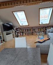 Wohnzimmer mit Schlafcouch