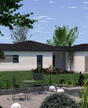 Modèle maison moderne, maison moderne de plain pied part Maisons Limousines