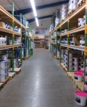 Standortbild Innenraum Lager MEGA eG Offenburg, Großhandel für Maler, Bodenleger und Stuckateure