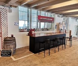 Bar and Event area in the Motorworld Foyer.
