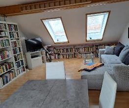 Wohnzimmer mit Schlafcouch