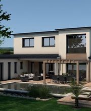 Maison contemporaine avec étage, Maison moderne avec étage - Maisons Limousines