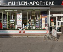 Aussenansicht der Mühlen-Apotheke