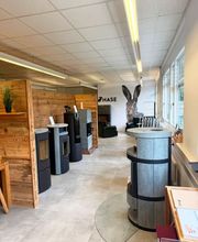 Hase Kaminöfen in unserem Ausstellungsraum.