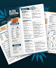 custom restaurant menu design and print