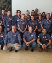 L'équipe d'ouverture du magasin Boulanger Bourg-en-Bresse en formation en Septembre 2017